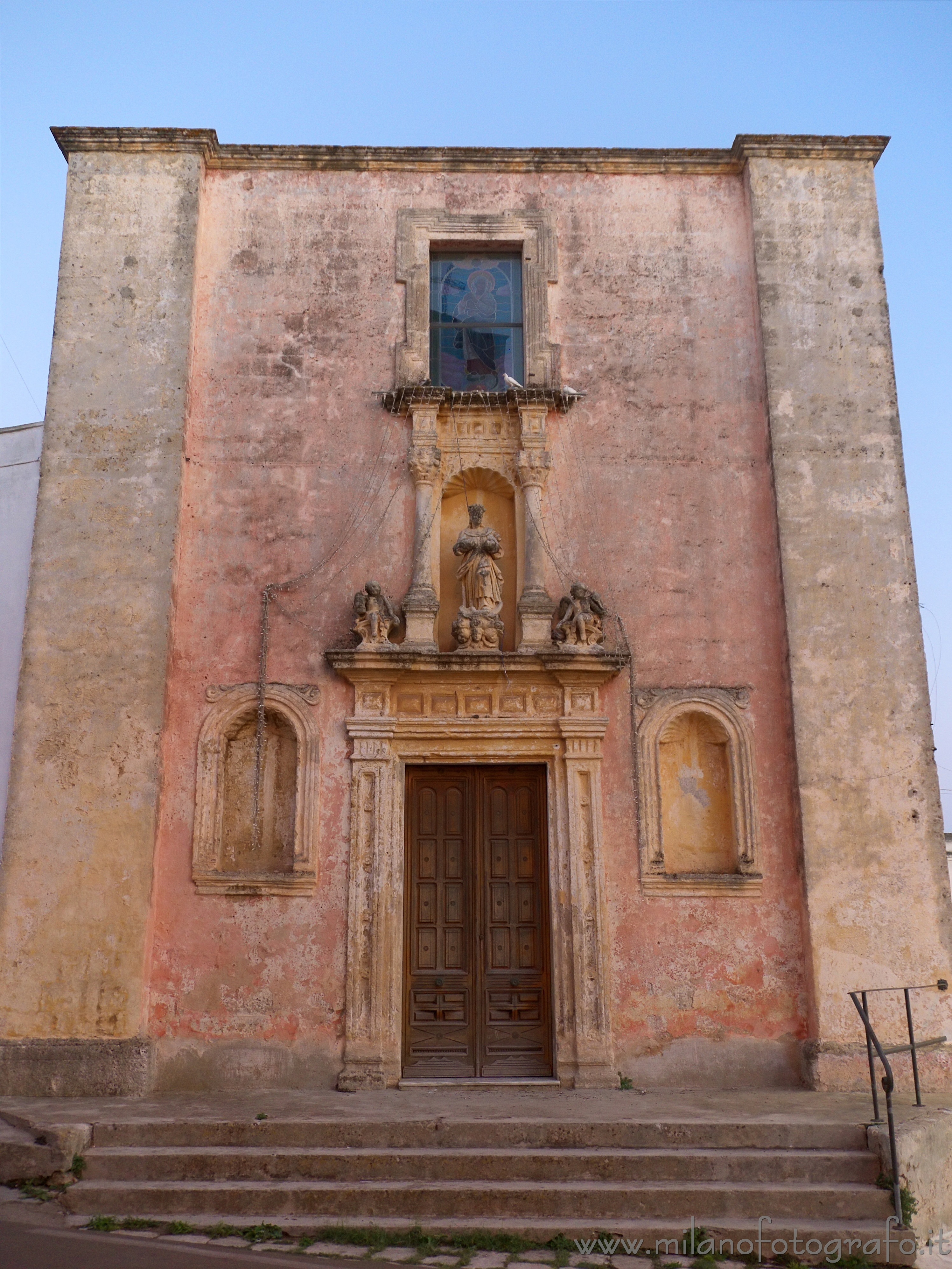 Felline frazione di Alliste (Lecce) - Facciata della  Chiesa della Madonna Immacolata